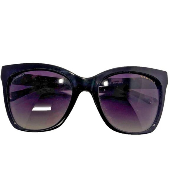 Radley Women’s Sunglasses Hillgate RDS-6504 104 Black/Solid Smoke New - Picture 2 of 4